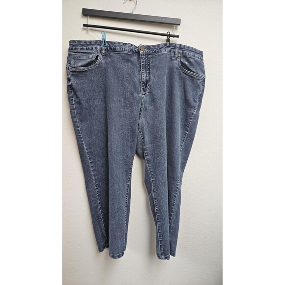 Avenue Jeans Womens 28 Petite Medium Wash Stretch Denim - Picture 1 of 8
